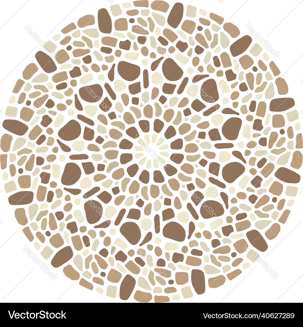 Abstract colorful mosaic round pattern Abstract colorful mosaic round pattern Vector Image
