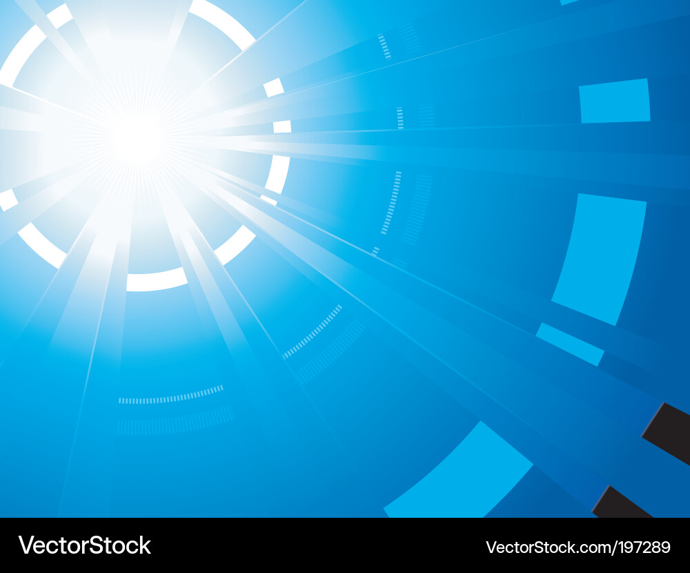 Dynamic Light Burst Background Vector Image