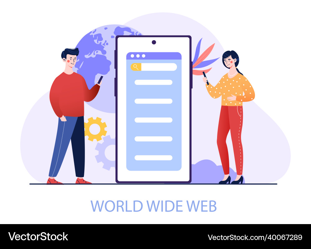 Global web connection concept Global web connection concept vector image