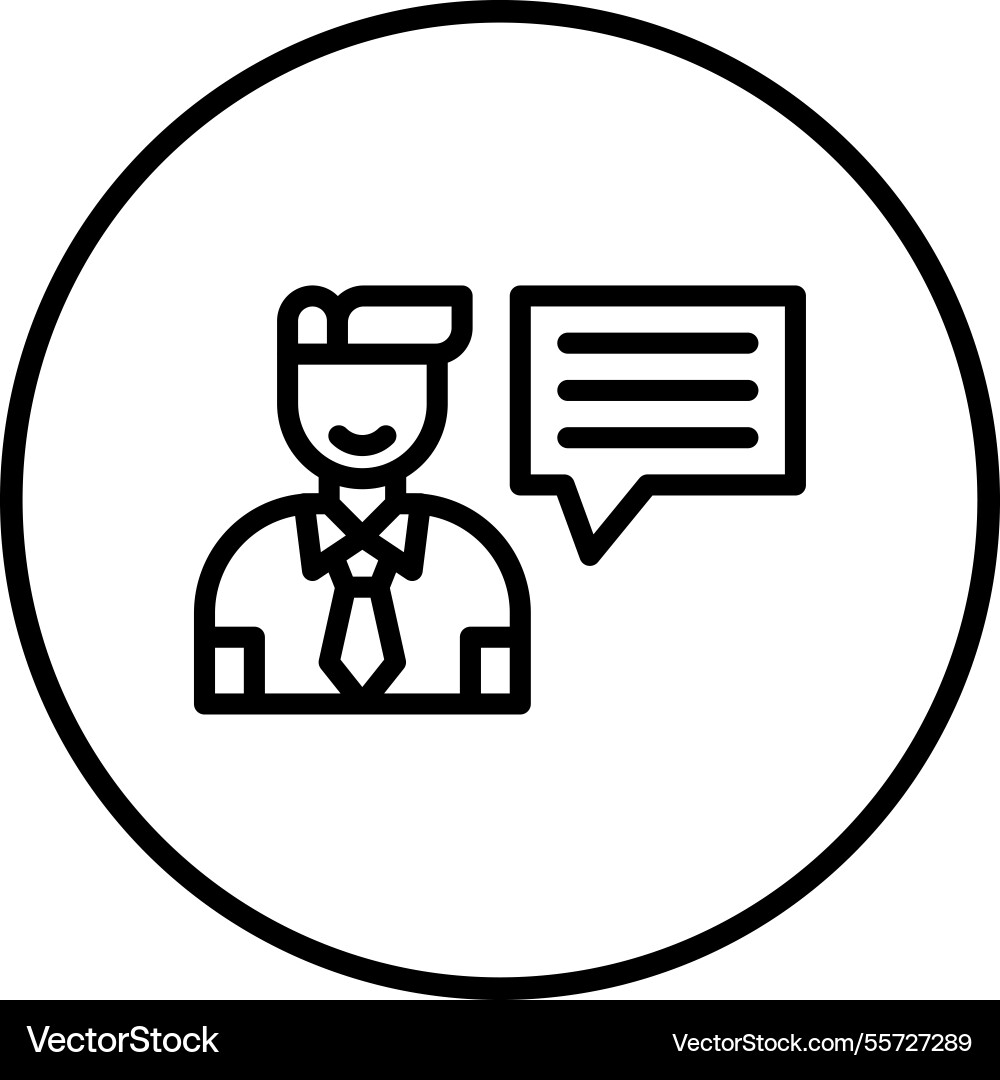 Interview icon design Royalty Free Vector Image