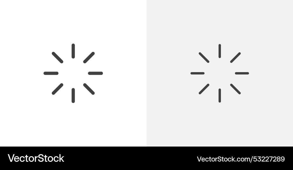 Laden Icon flach und einfaches Set Design Laden Icon flach und einfaches Set Design vektorbild