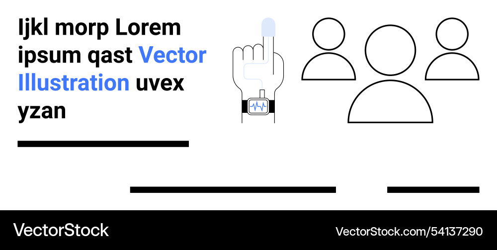 Digital interface with hand gesturing Digital interface with hand gesturing Vector Image