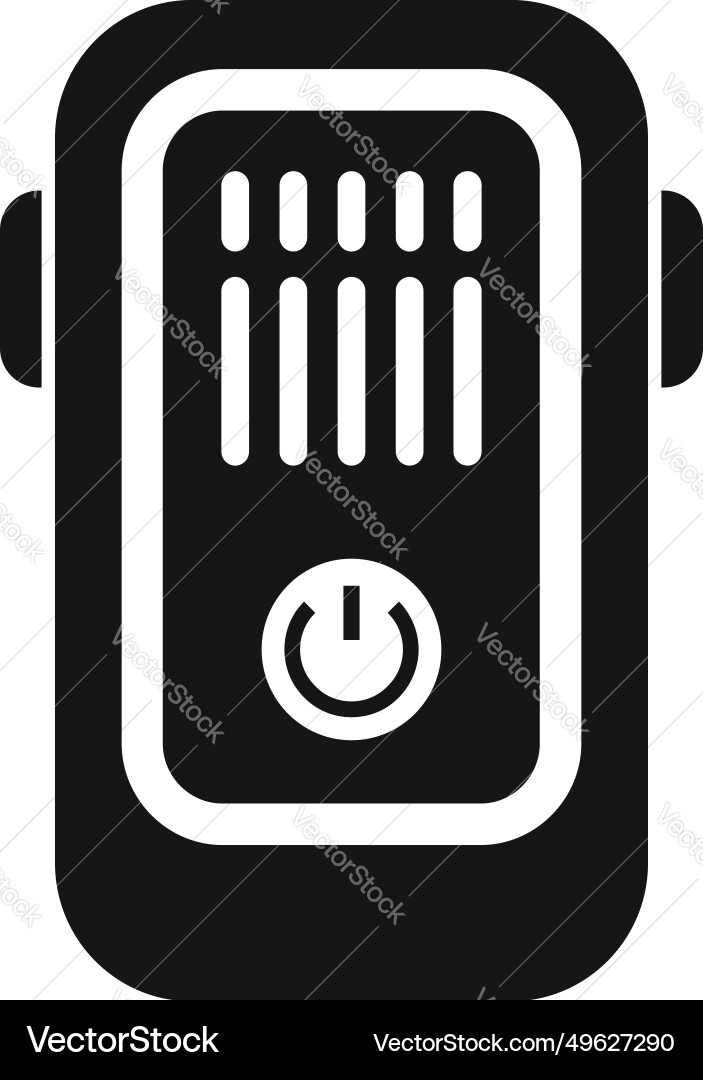 Power on tracker icon simple smart counter Power on tracker icon simple smart counter vector image