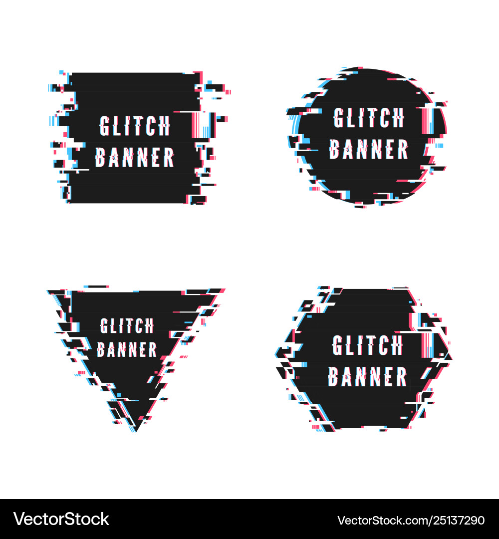 Square triangular hexagonal and circular banner Square triangular hexagonal and circular banner vector image