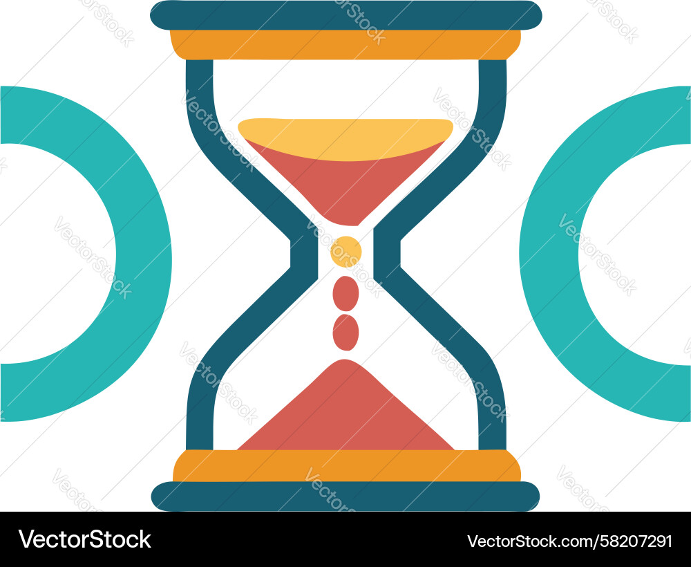Cyclical Time Loop Icon Vector Image