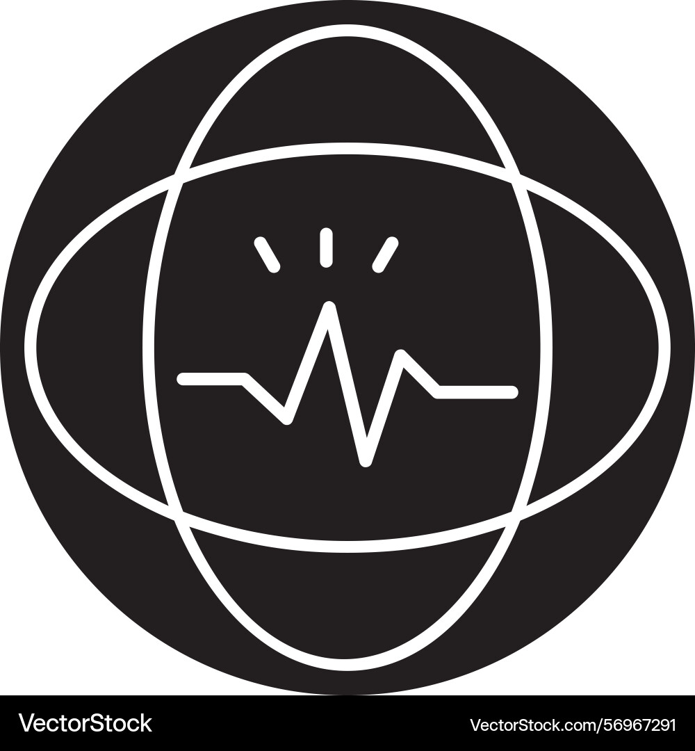 Swift spark glyph style icon design Vector Image