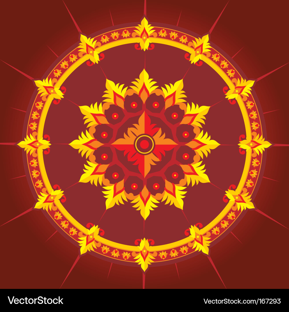 Intricate Ethnic Ornament Vector Image