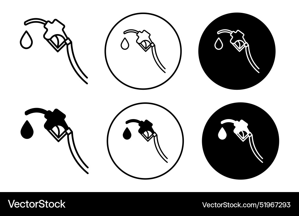Petrol icon mark set symbol for web application Petrol icon mark set symbol for web application Vector Image