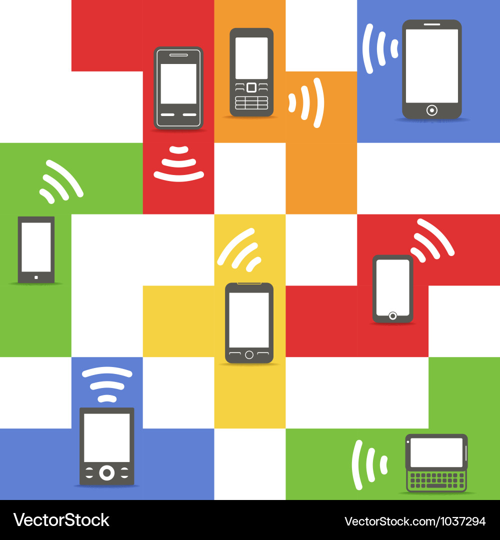 Moderne Mobile Icons Vektorbild