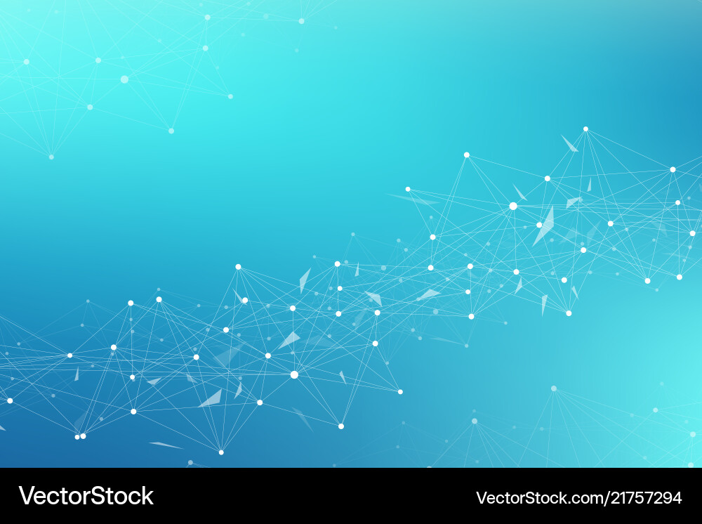 Technology abstract background with connected line Technology abstract background with connected line vector image