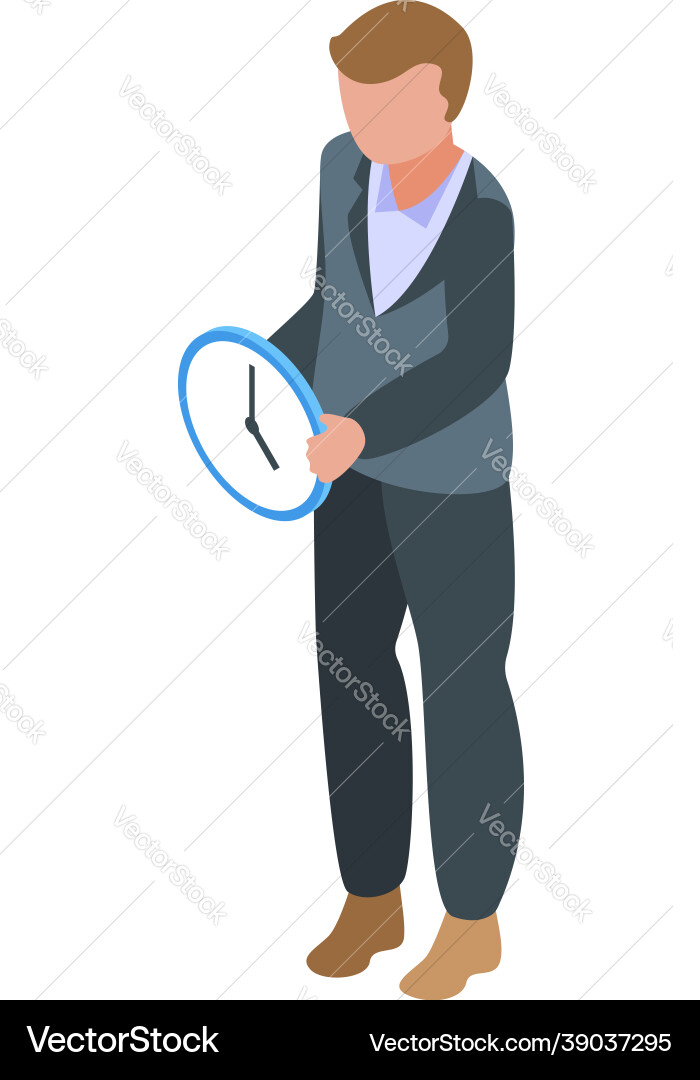 Api worker icon isometric integration vector image