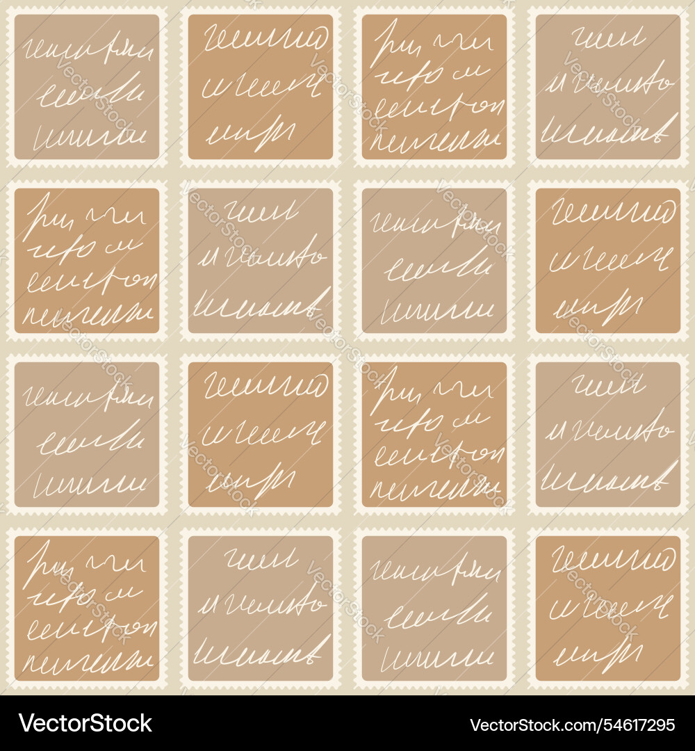 Scribble handwritten script text seamless pattern Scribble handwritten script text seamless pattern vector image
