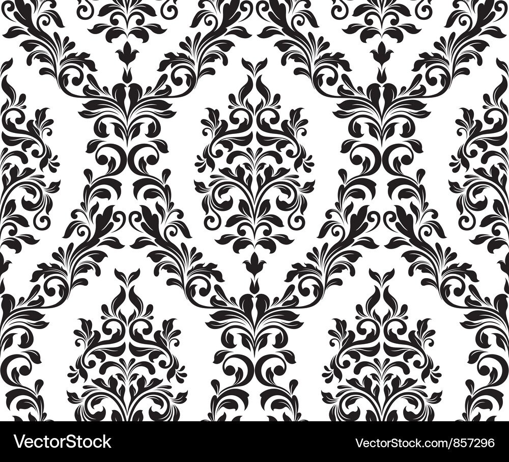 Damask seamless pattern Vector Image