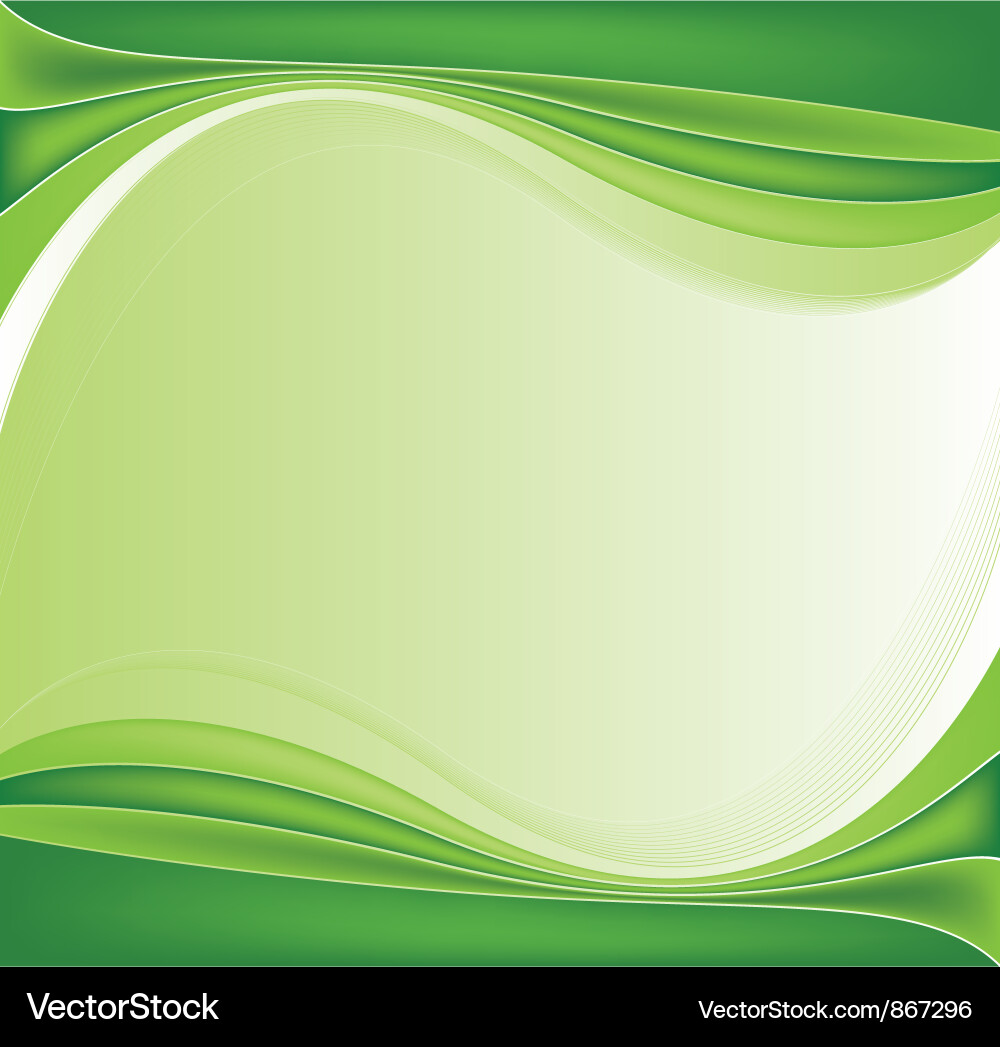 Dynamic Green Abstract Gradient Vector Image