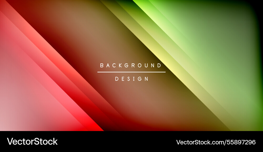 Dynamic shadow lines geometric shapes vector image