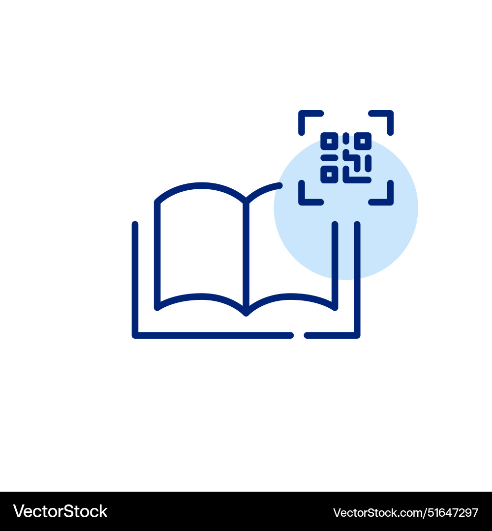 Digital reading qr code access to e-book versions Digital reading qr code access to e-book versions vector image