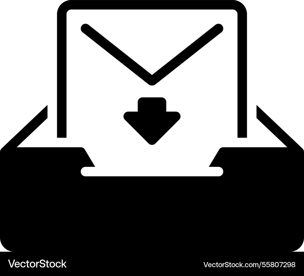 Inbox vector image