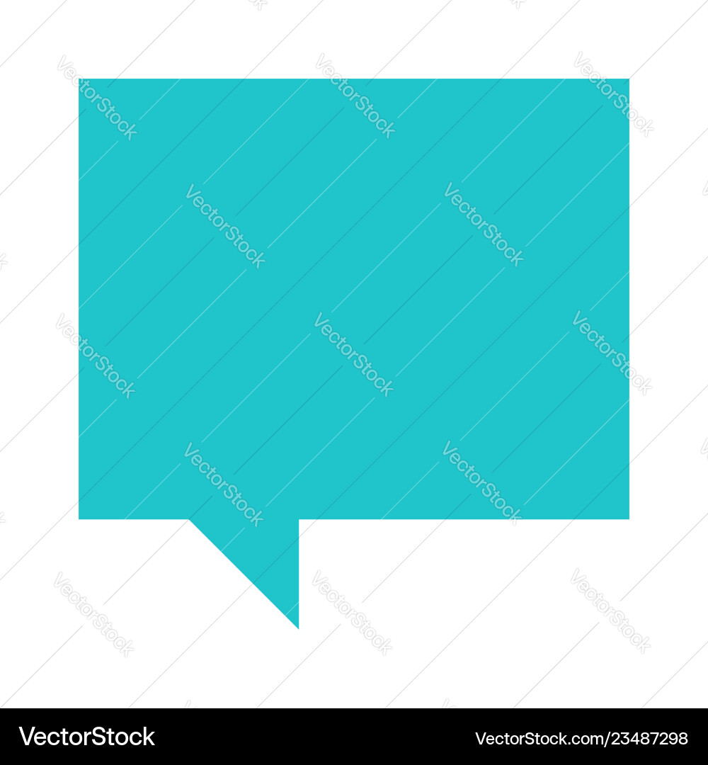 Rectangle blank speech bubble sign or empty map Rectangle blank speech bubble sign or empty map vector image