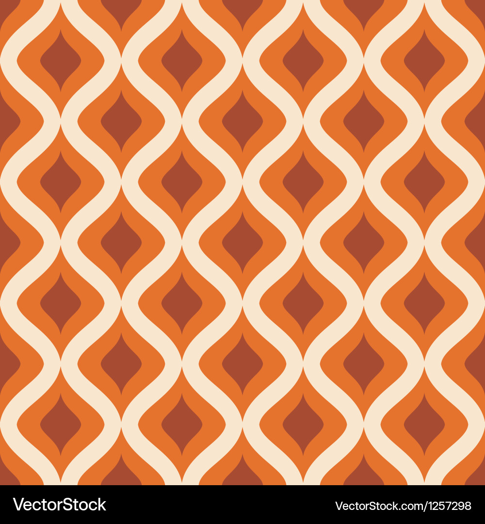 Retro Scroll Pattern Vector Image