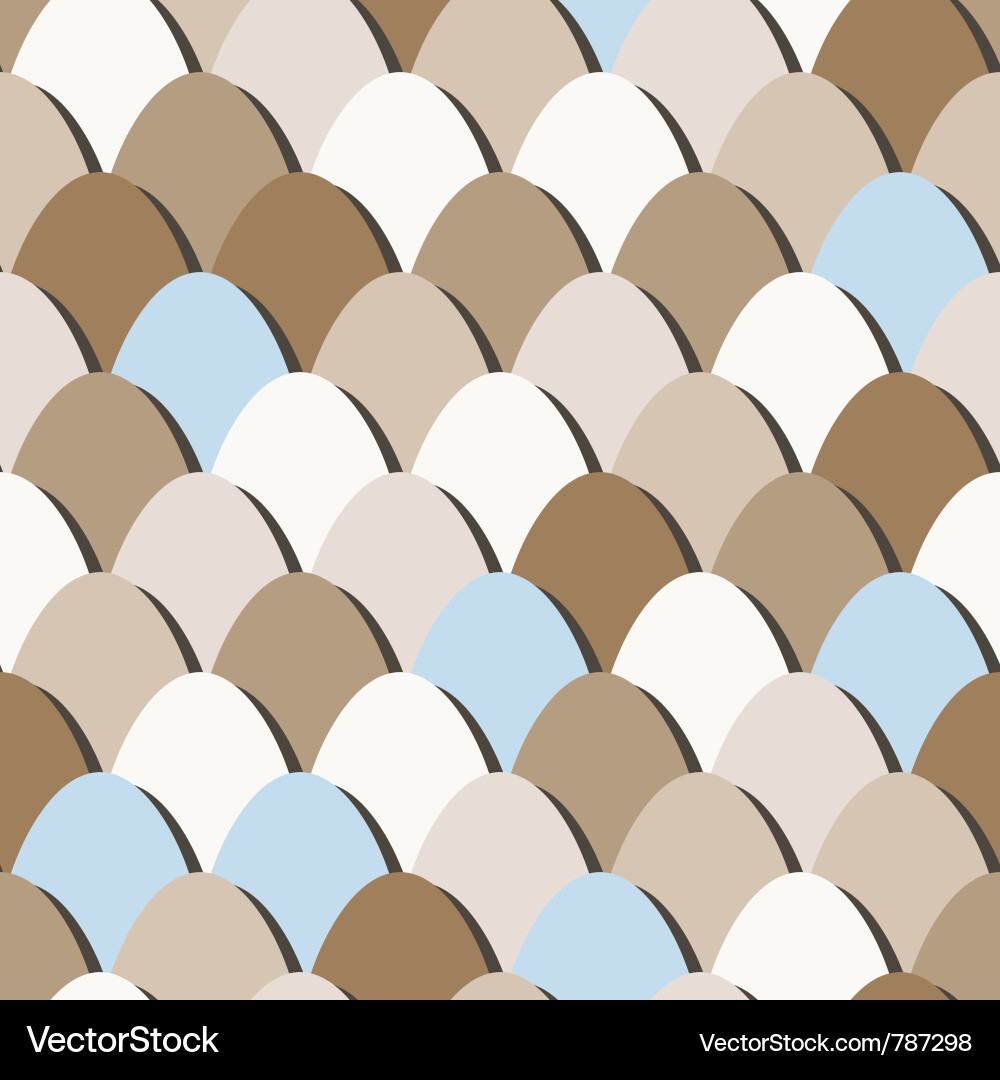 Seamless Egg Pattern Vector Image