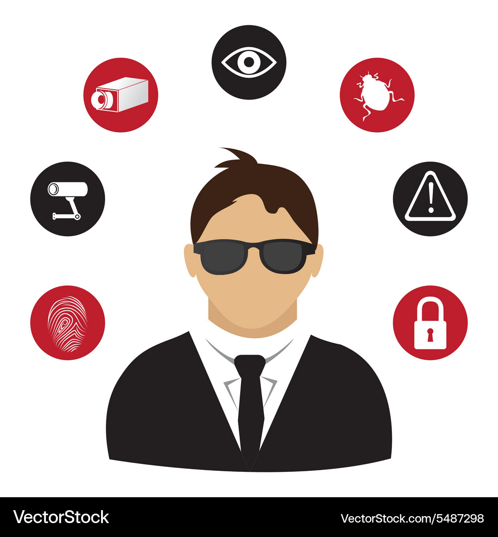 Security system design Vector Image