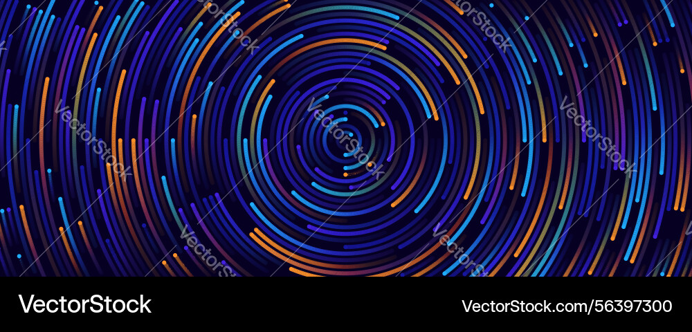 Digital neon dots abstract landing page background Vector Image