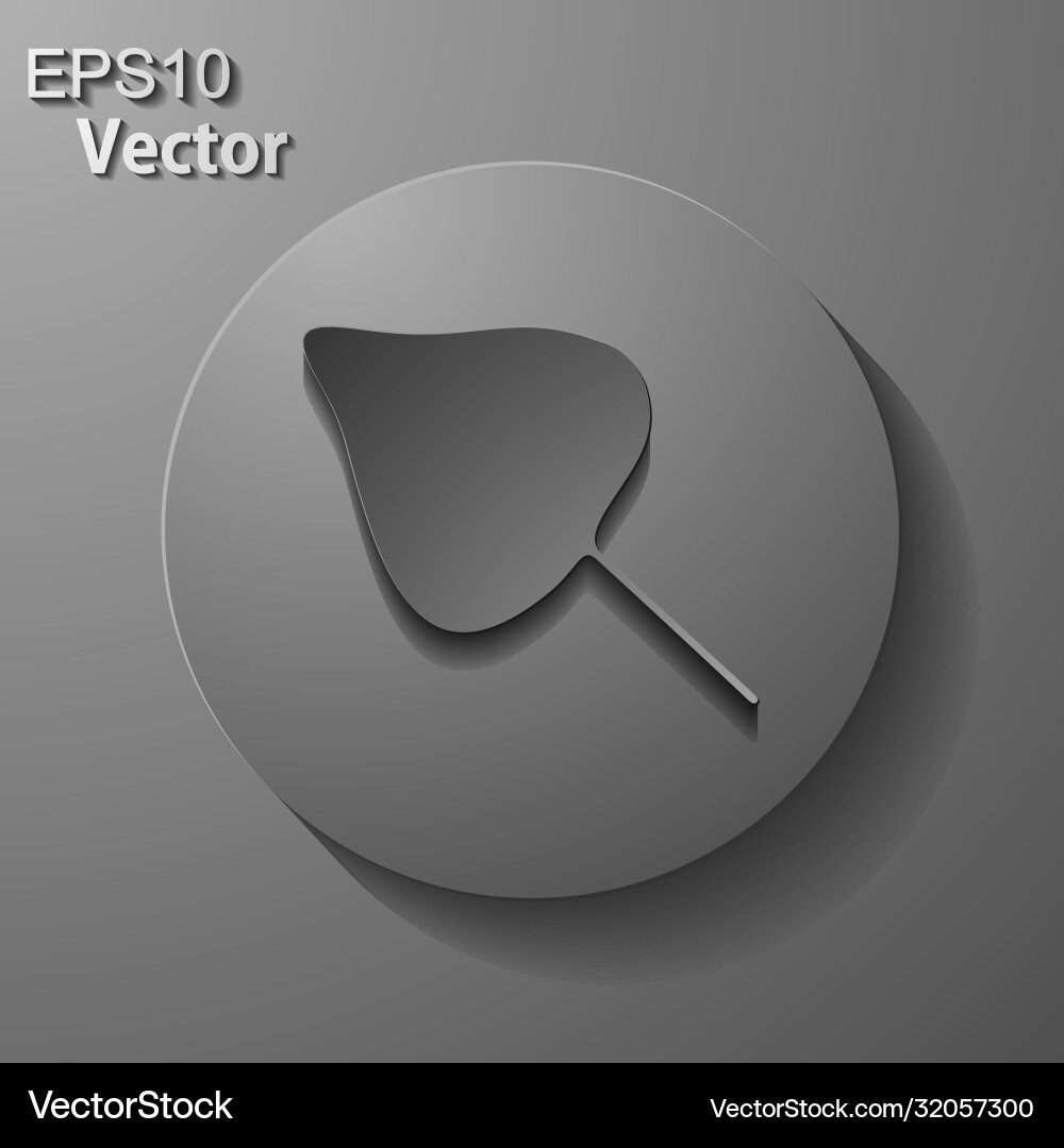 Leaf pair icon on both solid and reversed Leaf pair icon on both solid and reversed vector image