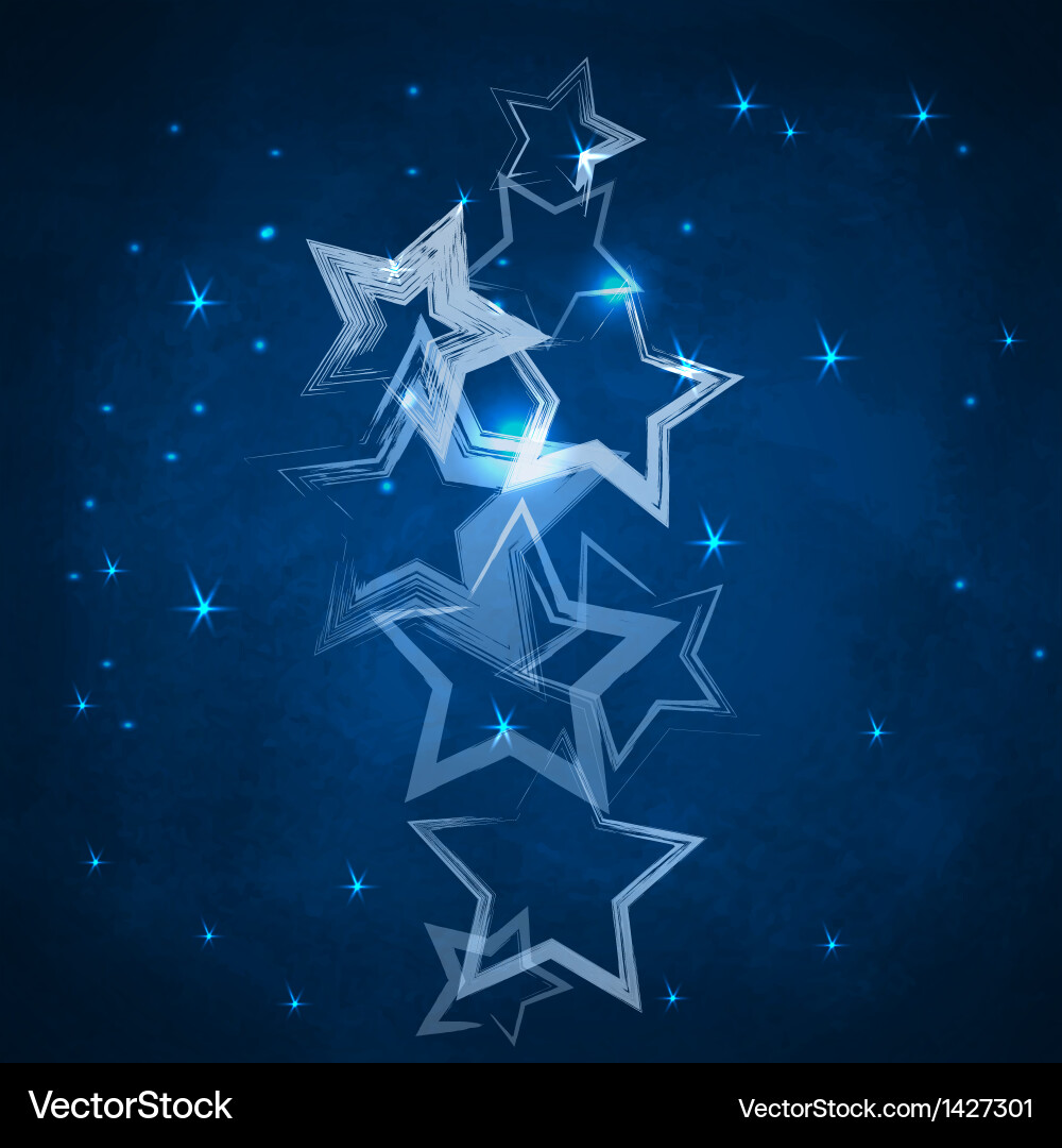Abstract dark triangular background vector image
