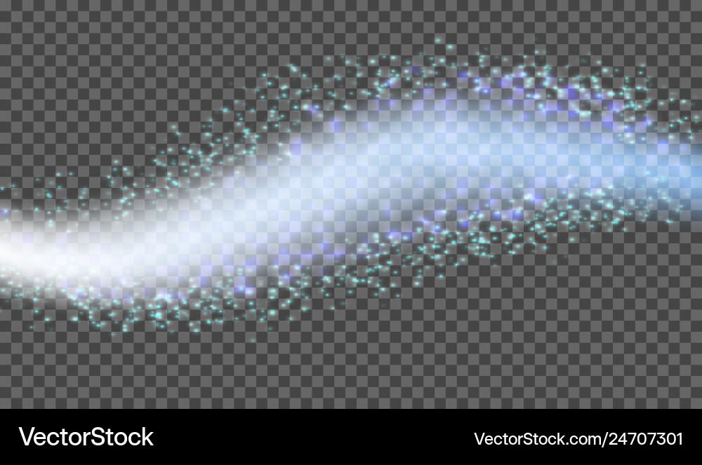 Abstract shiny blue color design wave element Abstract shiny blue color design wave element vector image