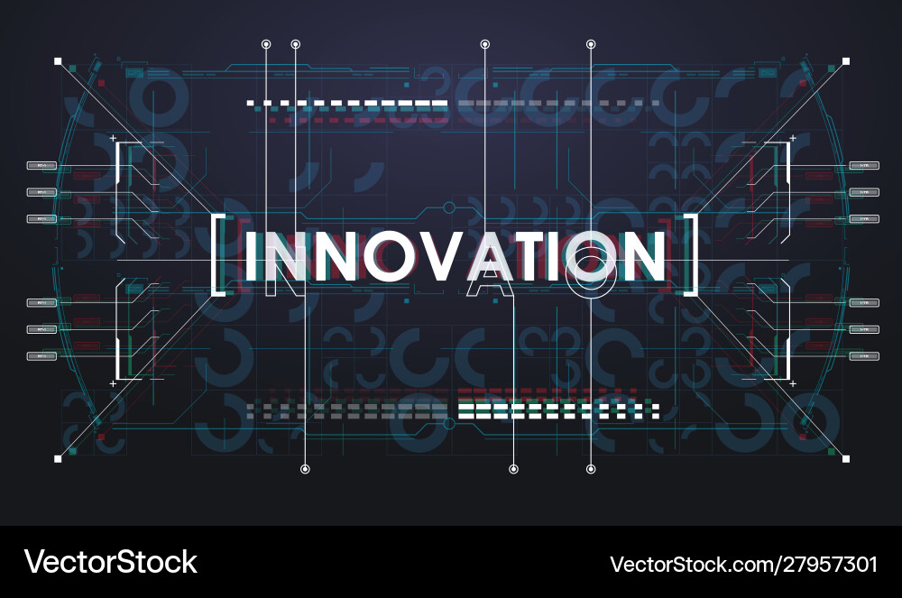 Abstrakte digitale Technologie Hintergrund kreativ Abstrakte digitale Technologie Hintergrund kreativ vektorbild