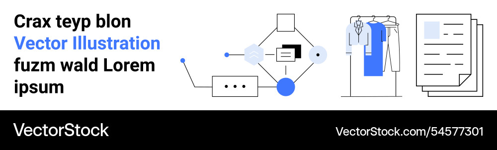 Business Workflow Automation mit Aufgabenlisten vektorbild