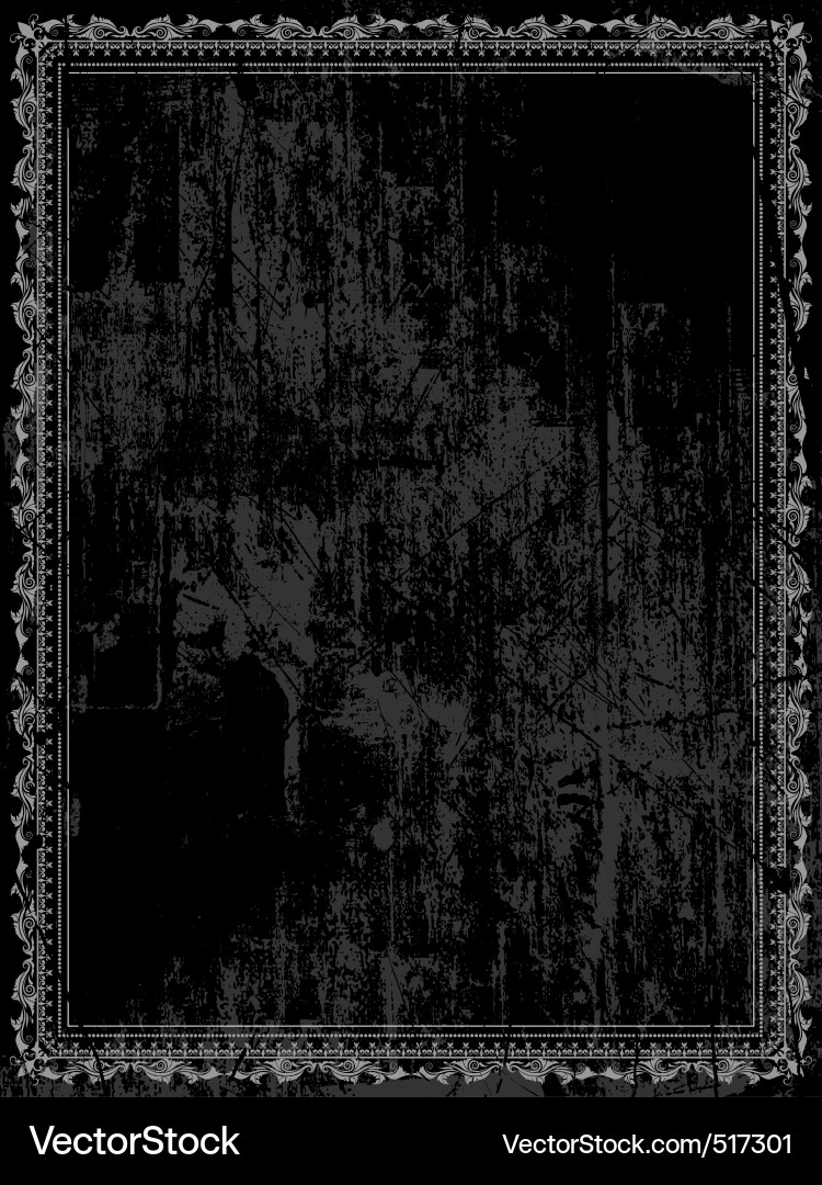 Ornate Victorian Grunge Frame vector image
