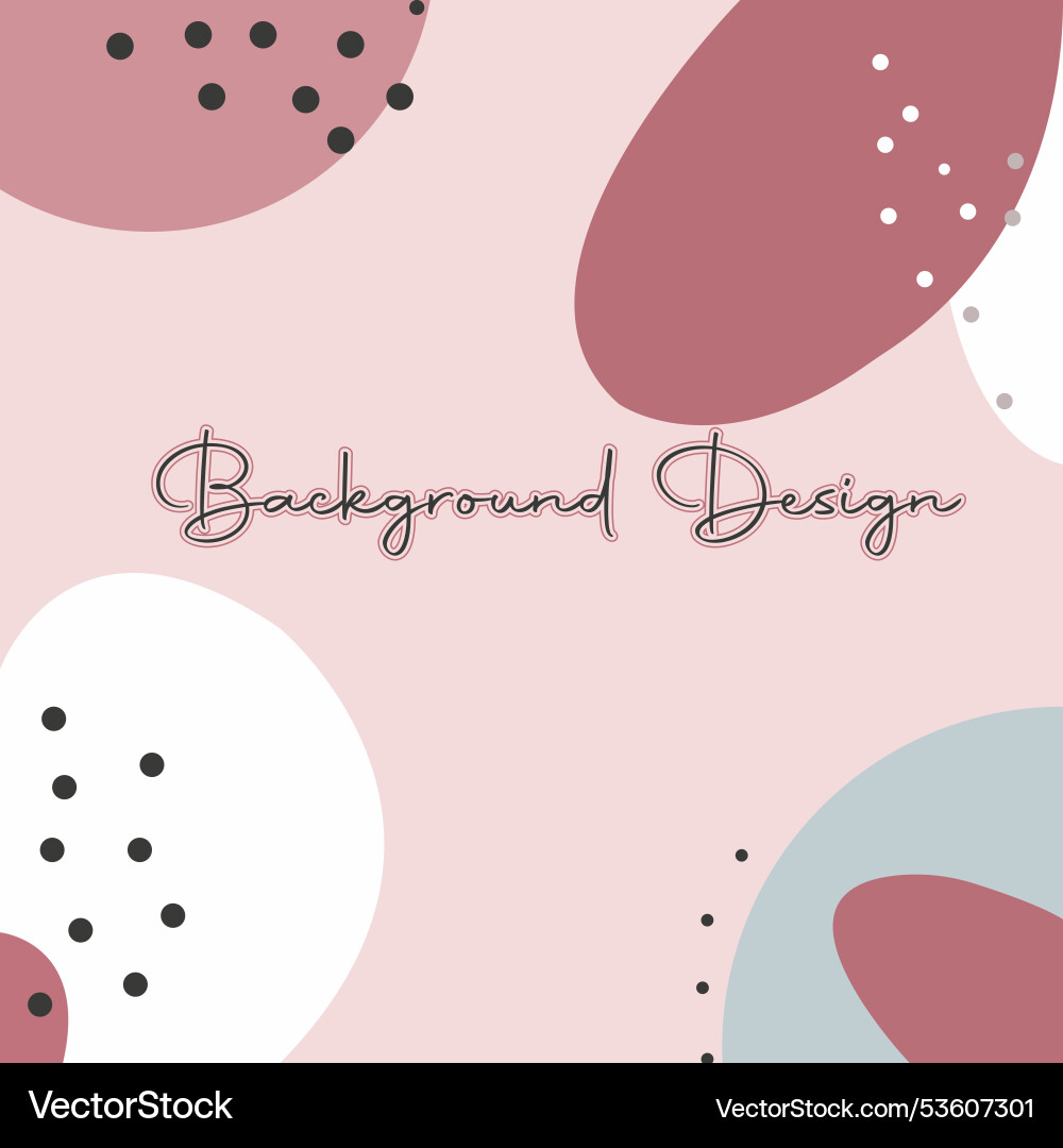 Smooth shapes on an abstract background Vector Image