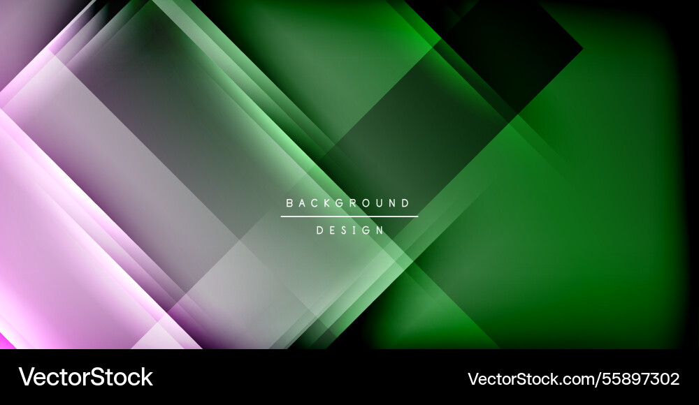 Expressive poster with shadow lines features Vector Image