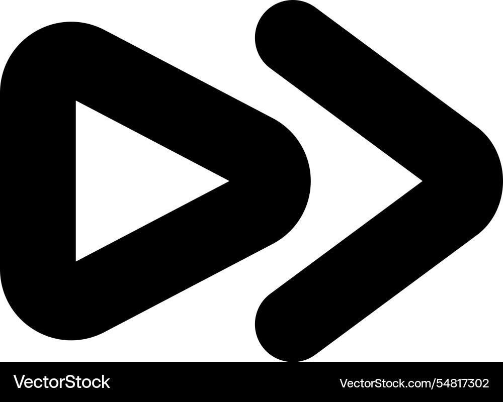 Merging play and forward symbols into a single Merging play and forward symbols into a single vector image