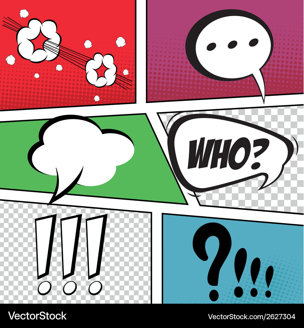 Abstract pop art background with special objects Vector Image