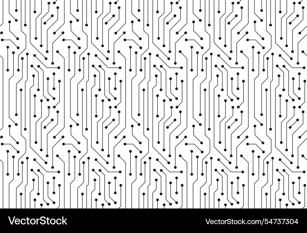 Circuit board texture background seamless pattern Circuit board texture background seamless pattern vector image