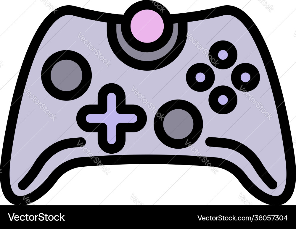 Joystick icon outline style Joystick icon outline style vector image