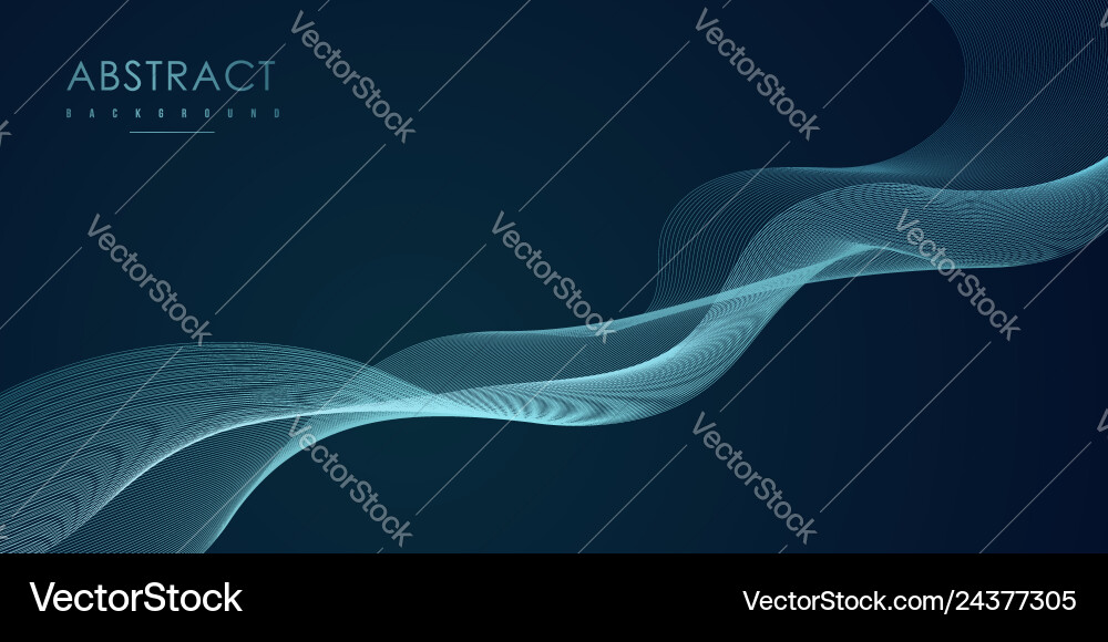 Abstract wave design element line art background Abstract wave design element line art background vector image