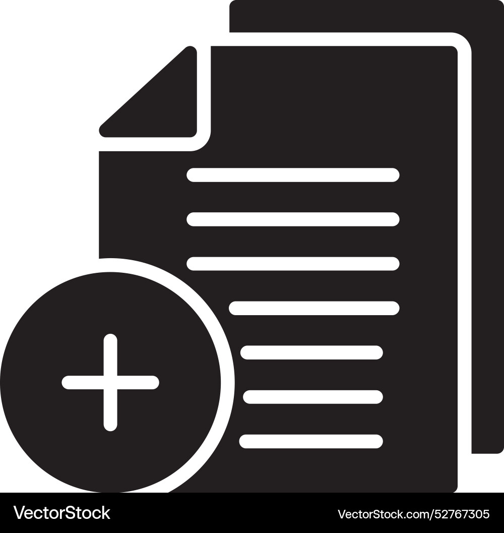 Add file icon design vector image