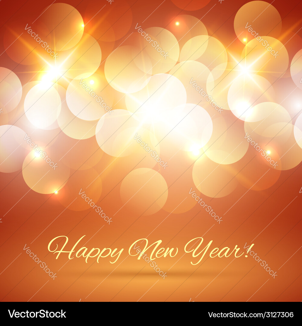 Bokeh abstract light background vector image