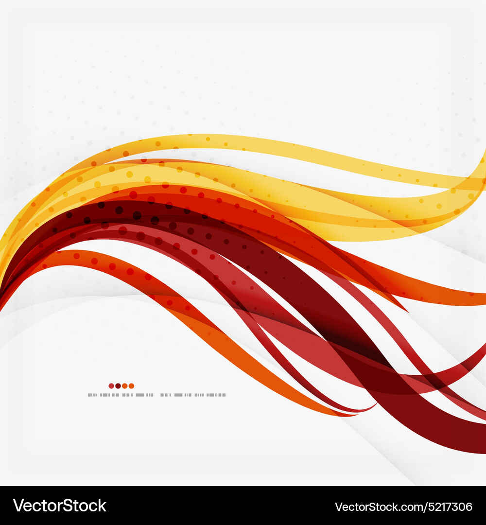 Dynamic Color Wave Abstract Vector Image