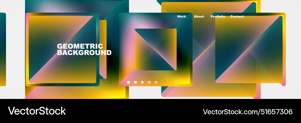 Gradient triangles composition with bright fluid Gradient triangles composition with bright fluid Vector Image