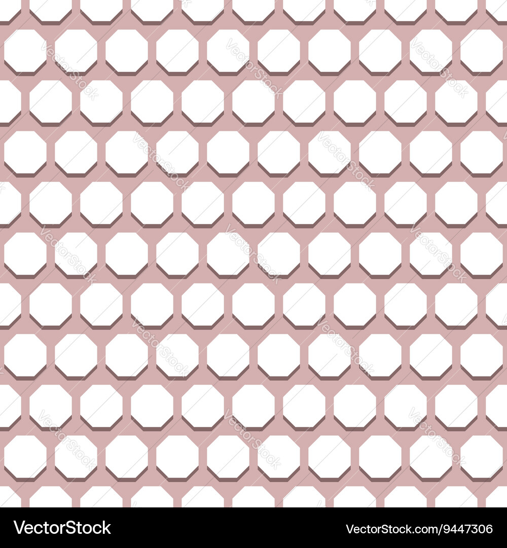 Seamless abstract pattern with octagons Vector Image