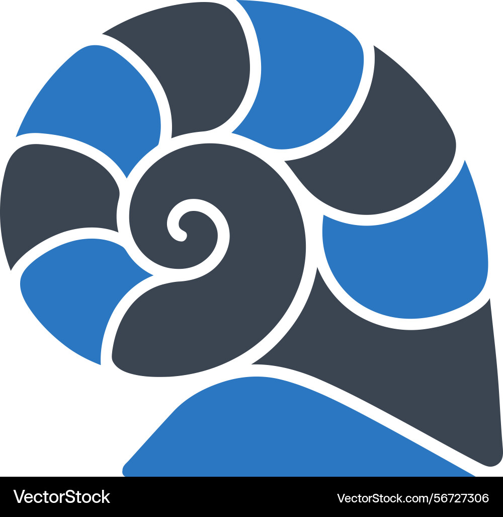 Snail shell icon Vector Image