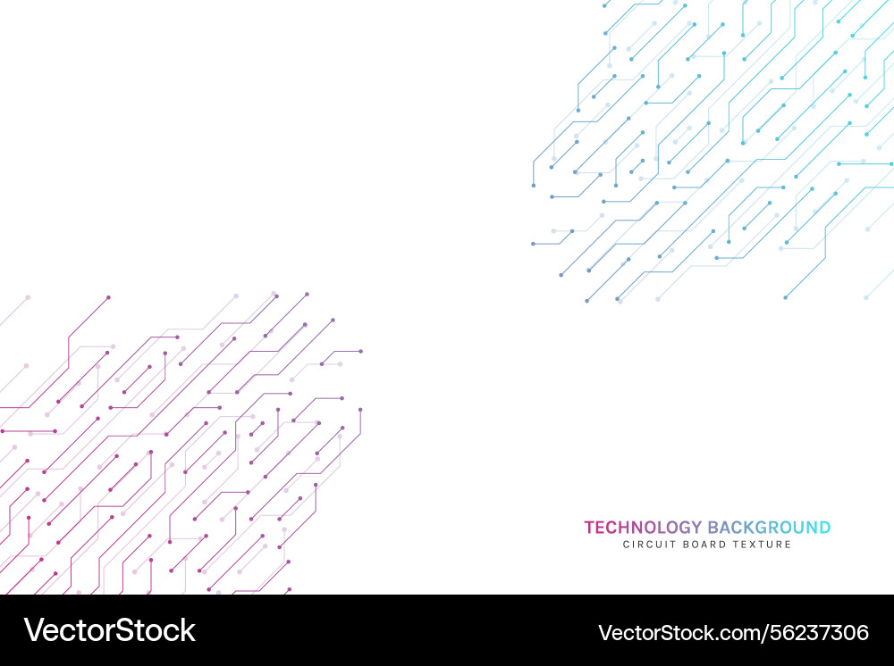 Tech circuit motherboard background Tech circuit motherboard background vector image