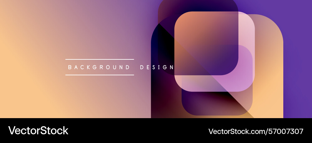 Abstract gradient background overlapping squares Abstract gradient background overlapping squares vector image