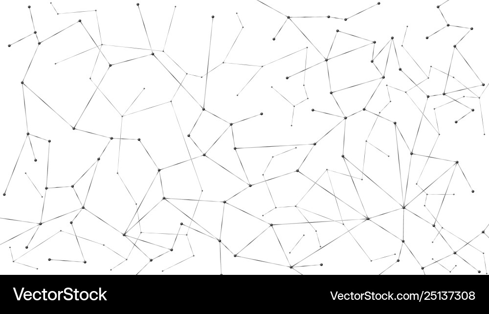 Abstract Particle Network vector image