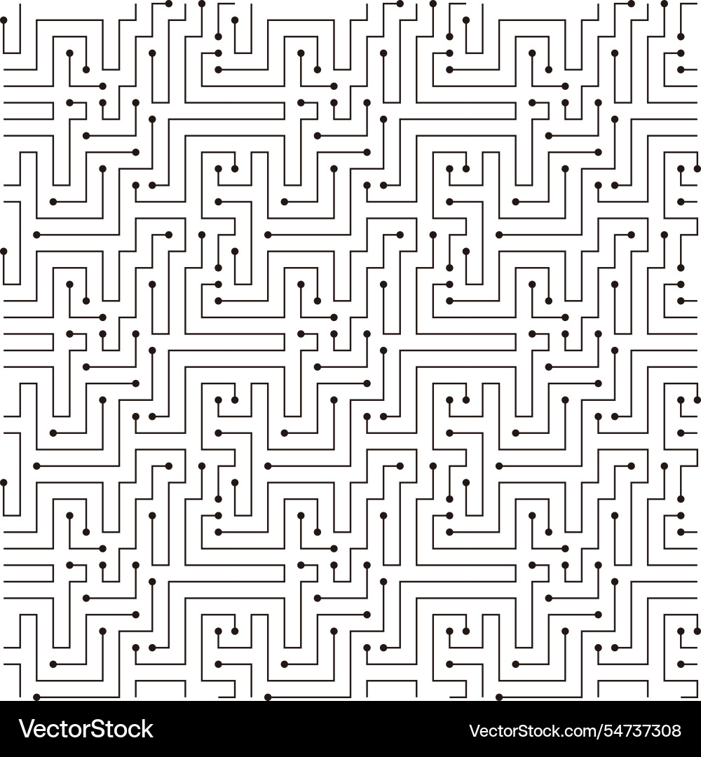 Circuit board texture background like maze Circuit board texture background like maze vector image