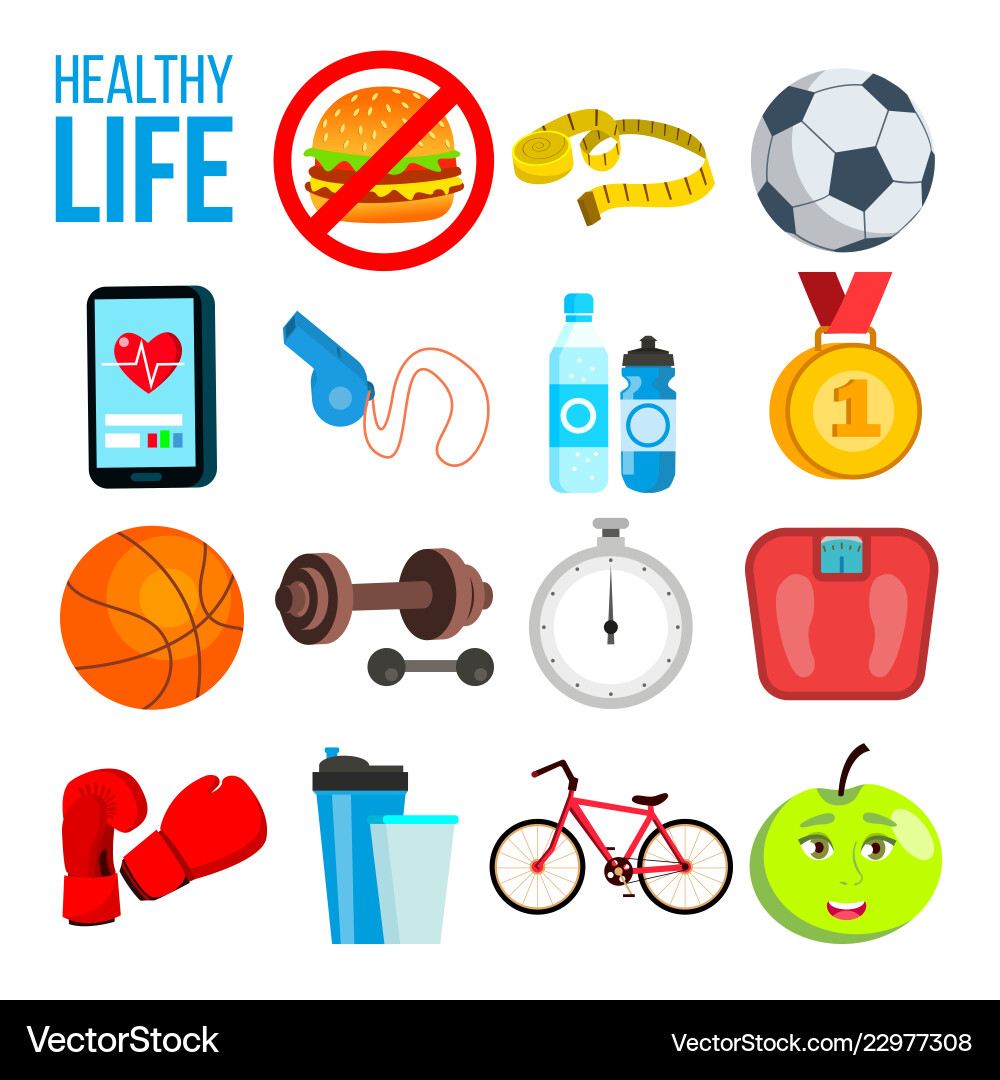 Sports nutrition concept vitamins minerals vector image